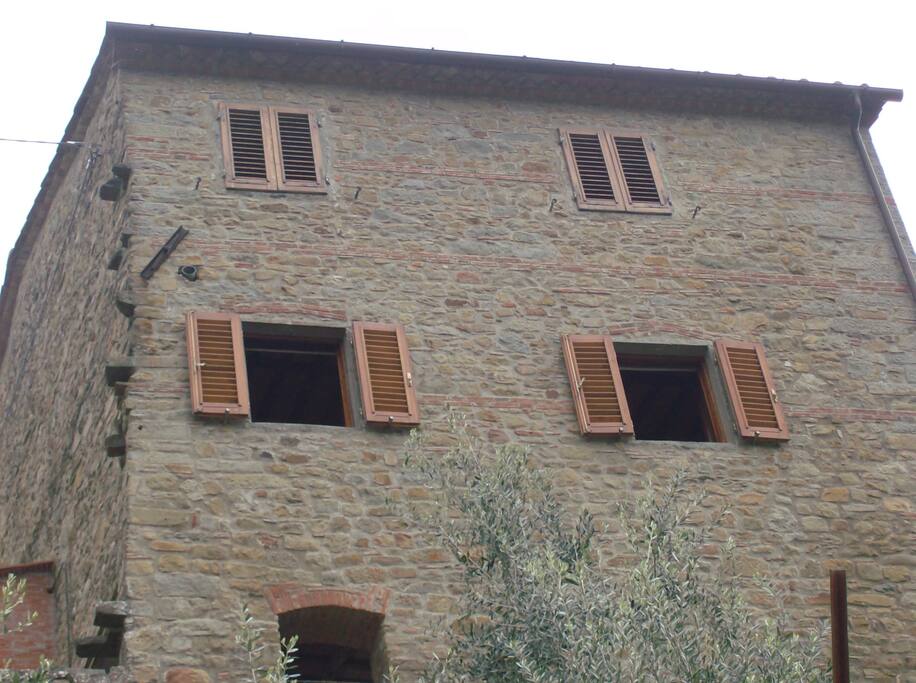 Vista dal giardino terrazzato