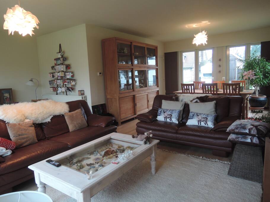 The living room ...