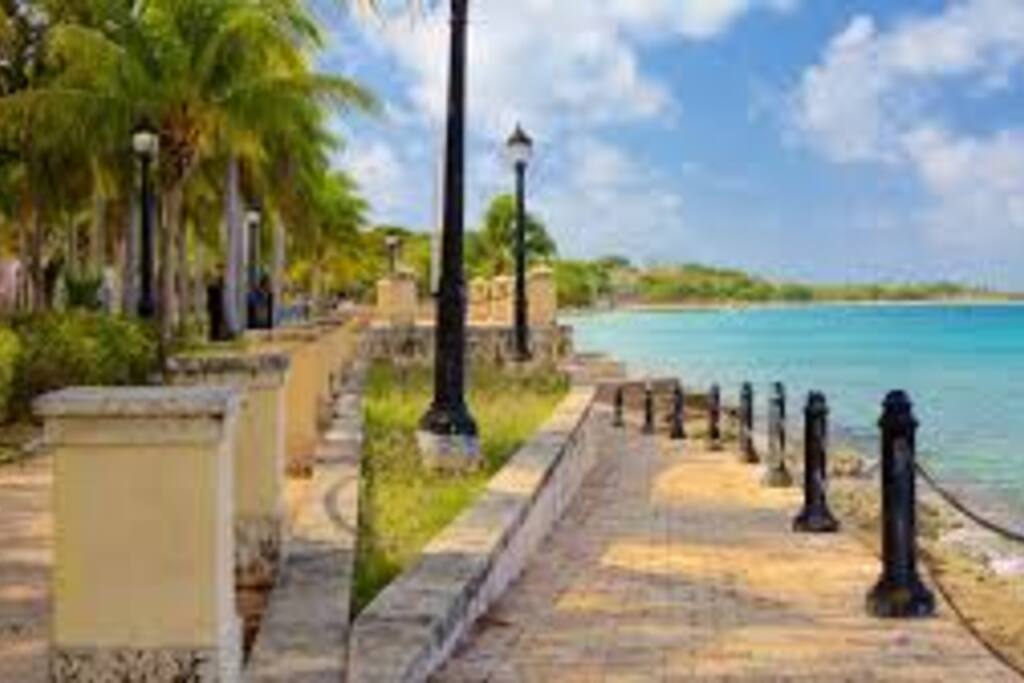 less than 3 minutes walk to Historic Frederiksted Pier.