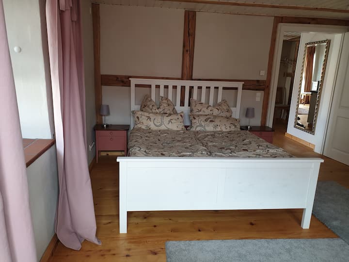 Bedroom 1 with double bed