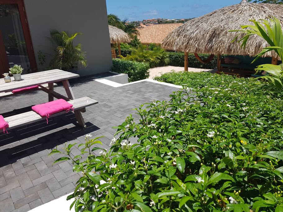 Private Porche & Palapa Lounge
