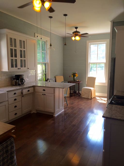 Farmhouse kitchen seats 8