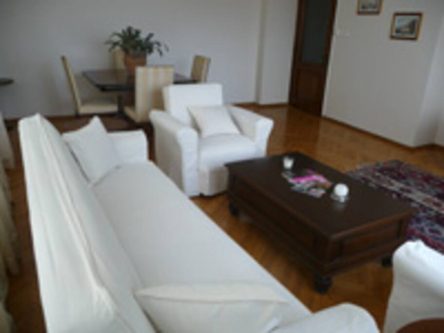 The flat is nicely decorated with high quality furniture