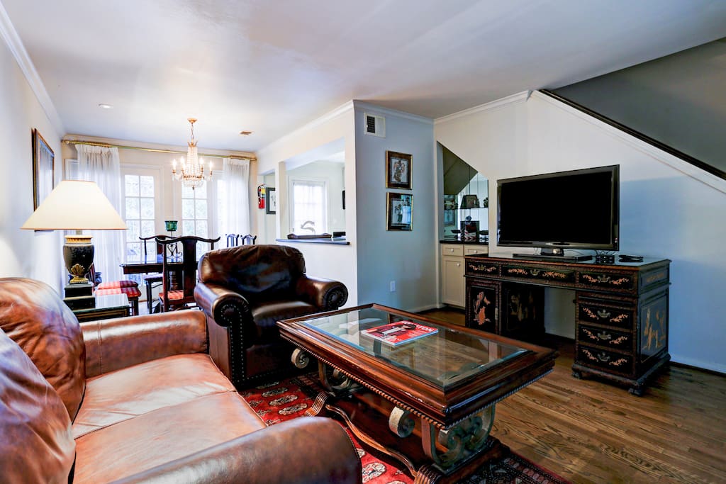 Living Room with Sofa (Pull-out sofa by request and based on availability)