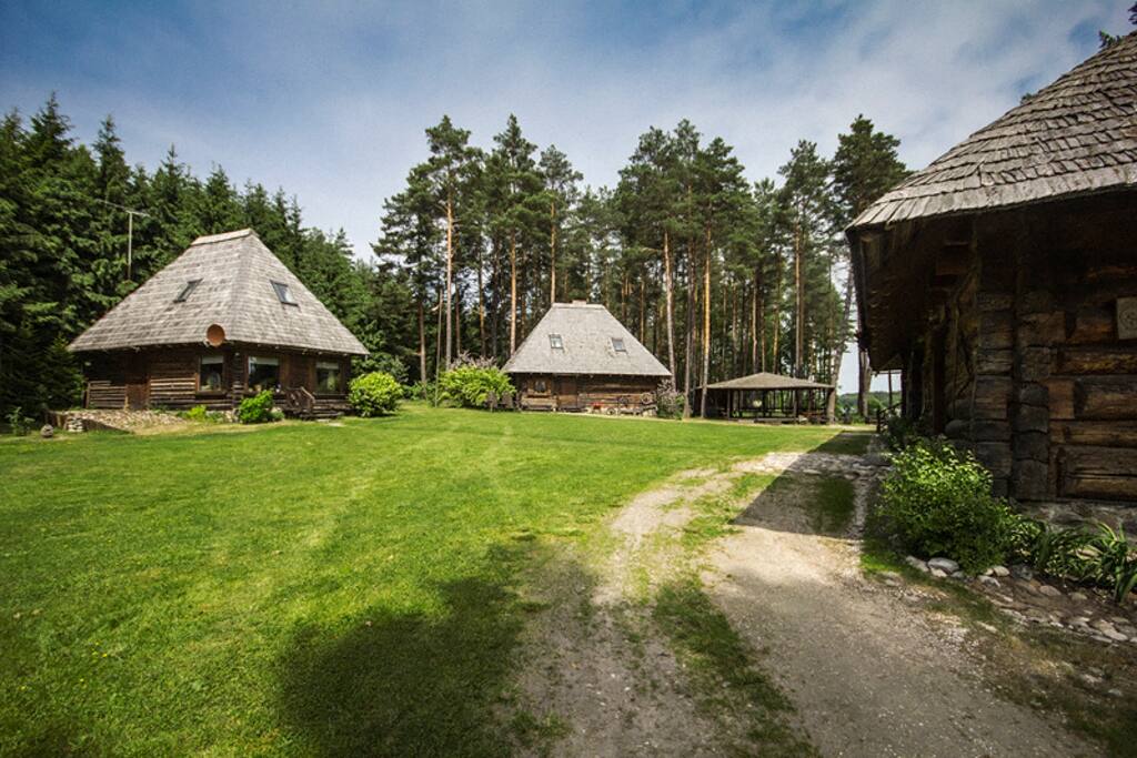All houses in guest house teritory