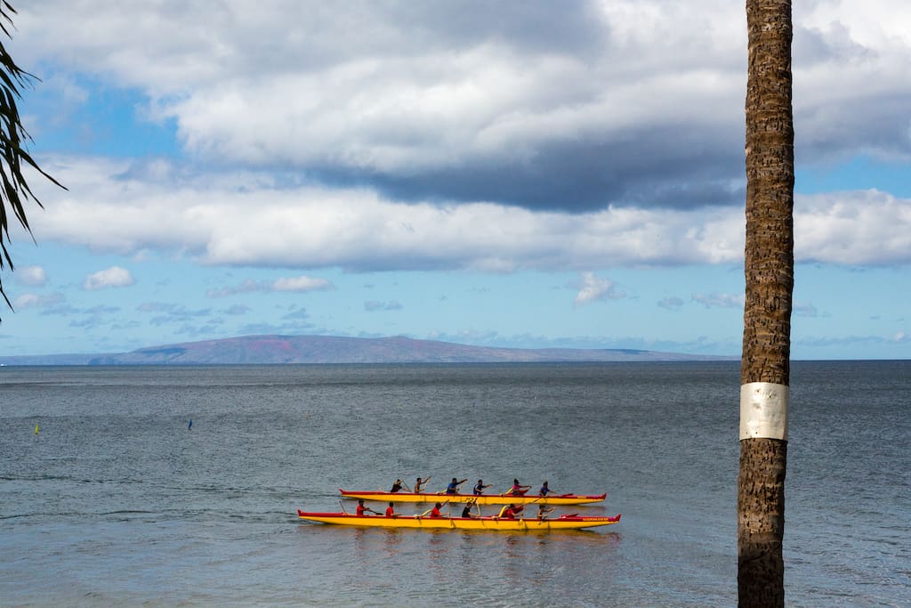 Located directly across from the ocean across from the whale sanctuary and near the canoe club