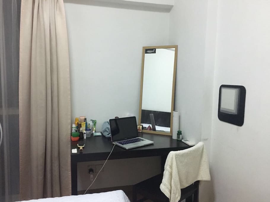 Space to work or watch tv