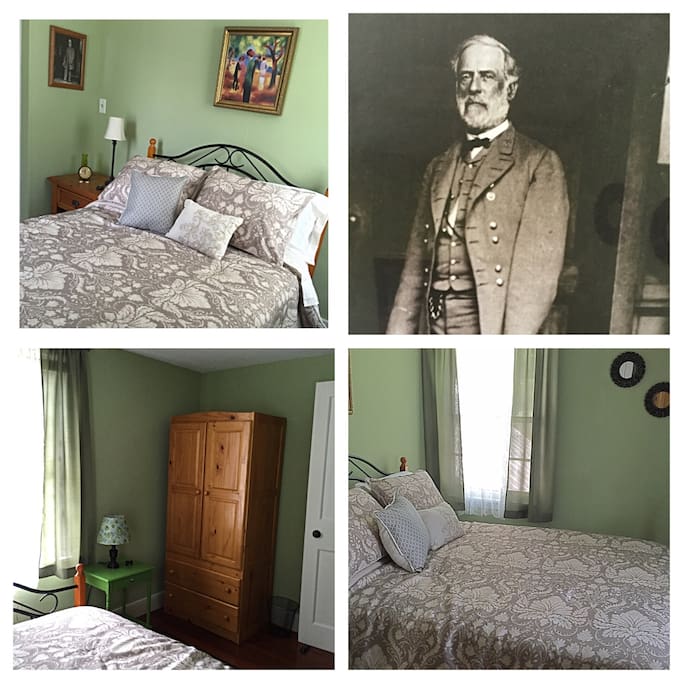 "The General Lee Room"
View of the beautiful back garden.