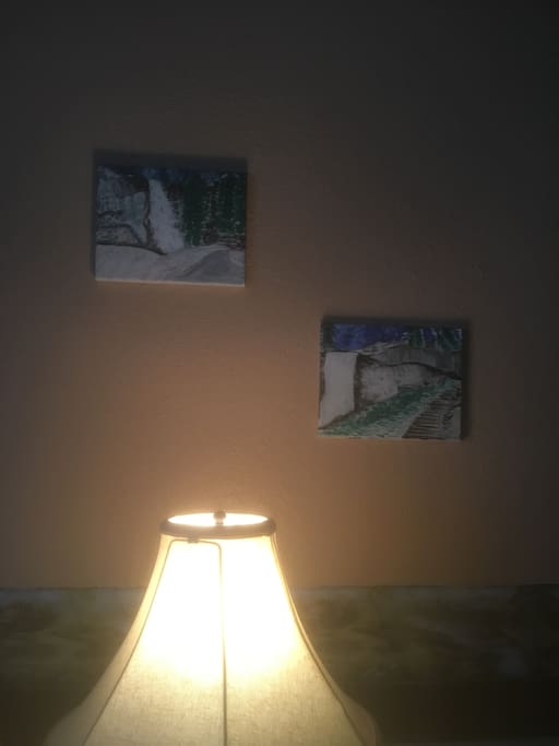 Waterfalls painted by Stephanie