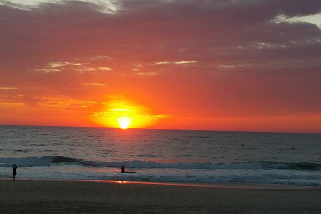 Morning Sunrise at Burleigh Heads Beach