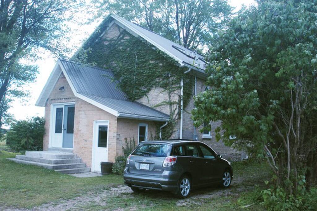Front of the studio church