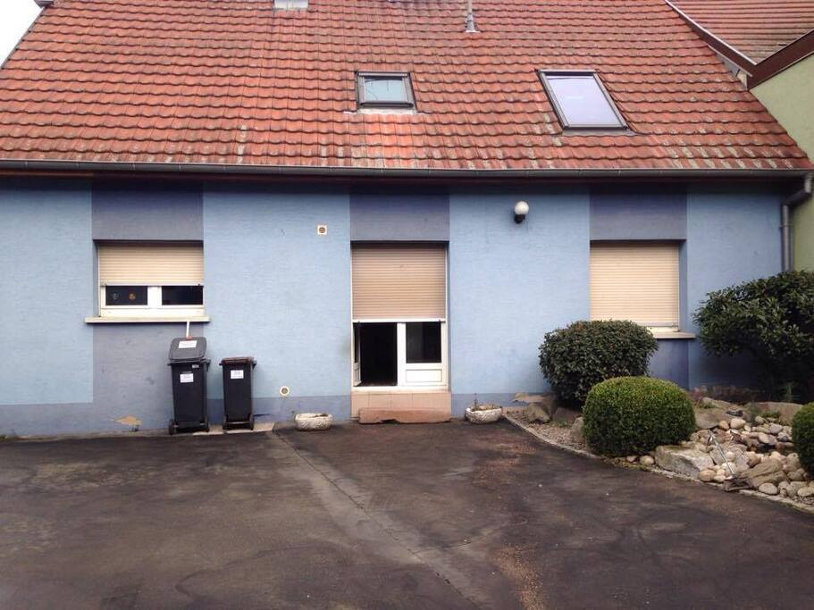 Face arrière maison