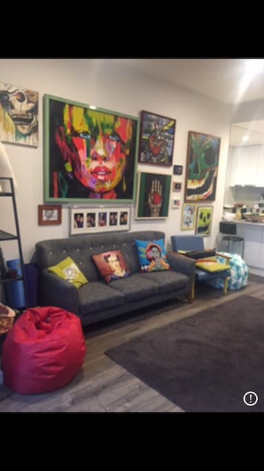 Artwork in lounge