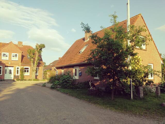 Bett auf dem Bauernhof