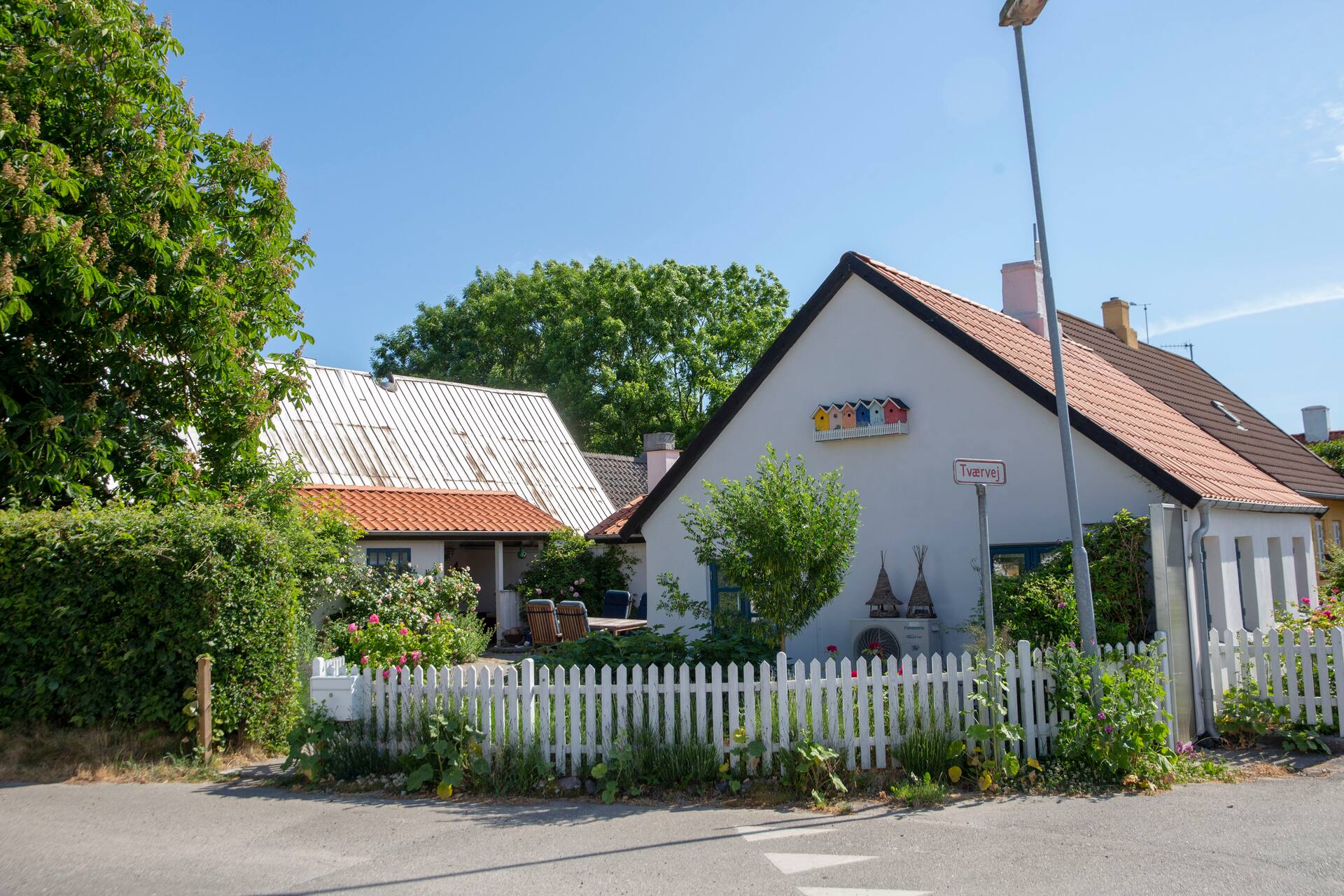 Cozy village house with courtyard, Samsø