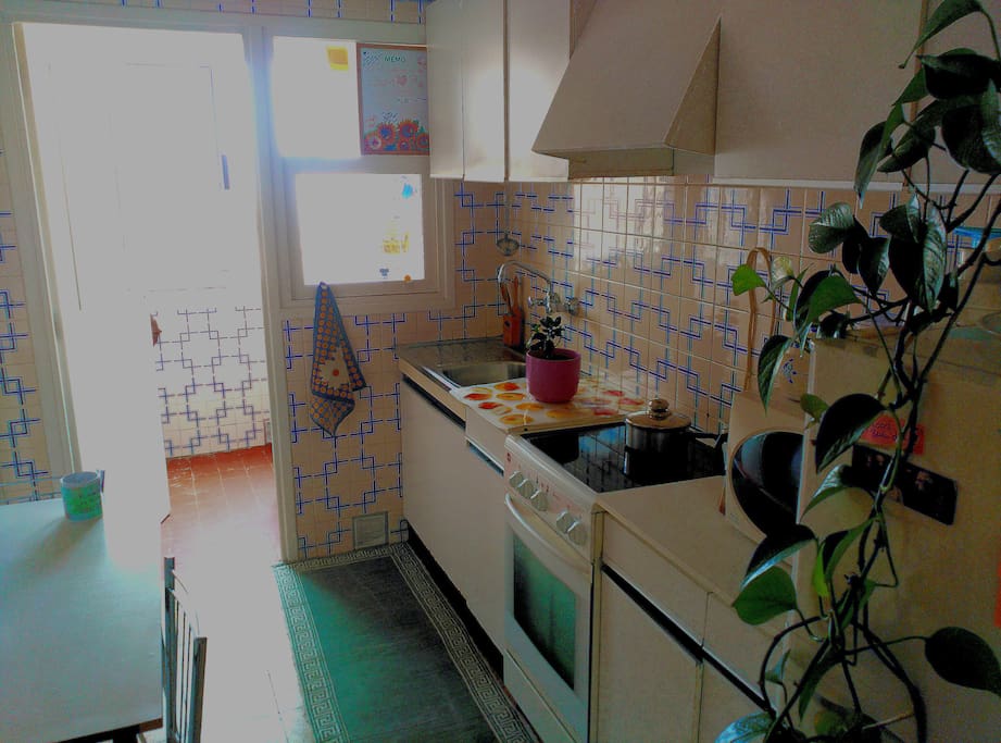 Cocina con vistas