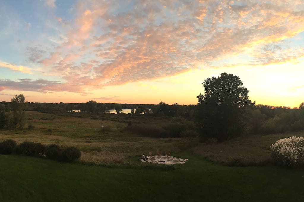Unmatched Wisconsin sunsets nearly every night!