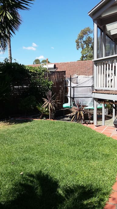 Enclosed back yard