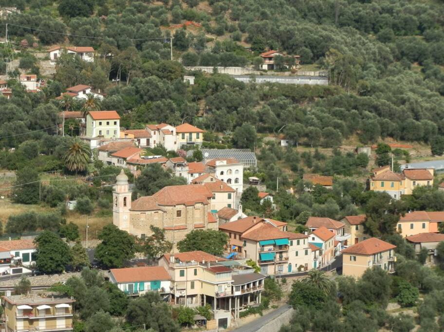Centro paese di Diano Borganzo
