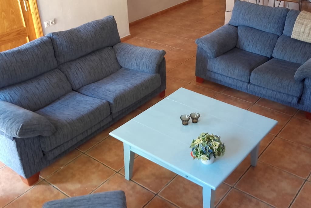 Livingroom Casa Azul with Flatscreen