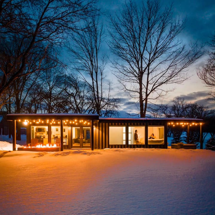 Romantic Couples getaway with Hot Tub & Views Tiny houses for Rent in Barneveld, New York