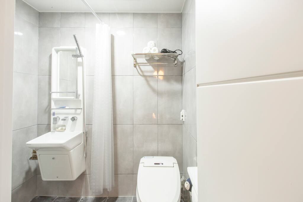 Toilet in the room
