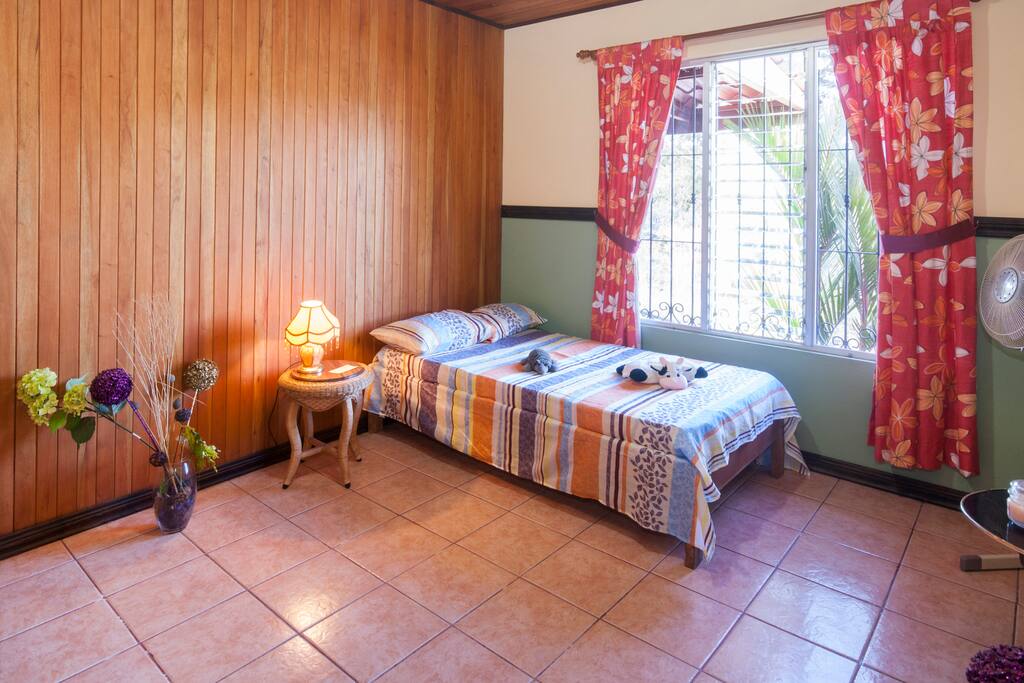 Your room, 1 single bed or a double air mattress