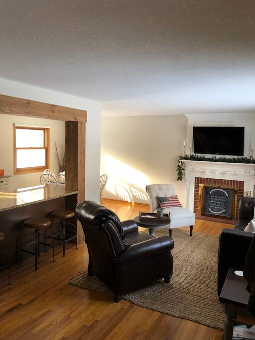 Right View: when you walk in from the front door