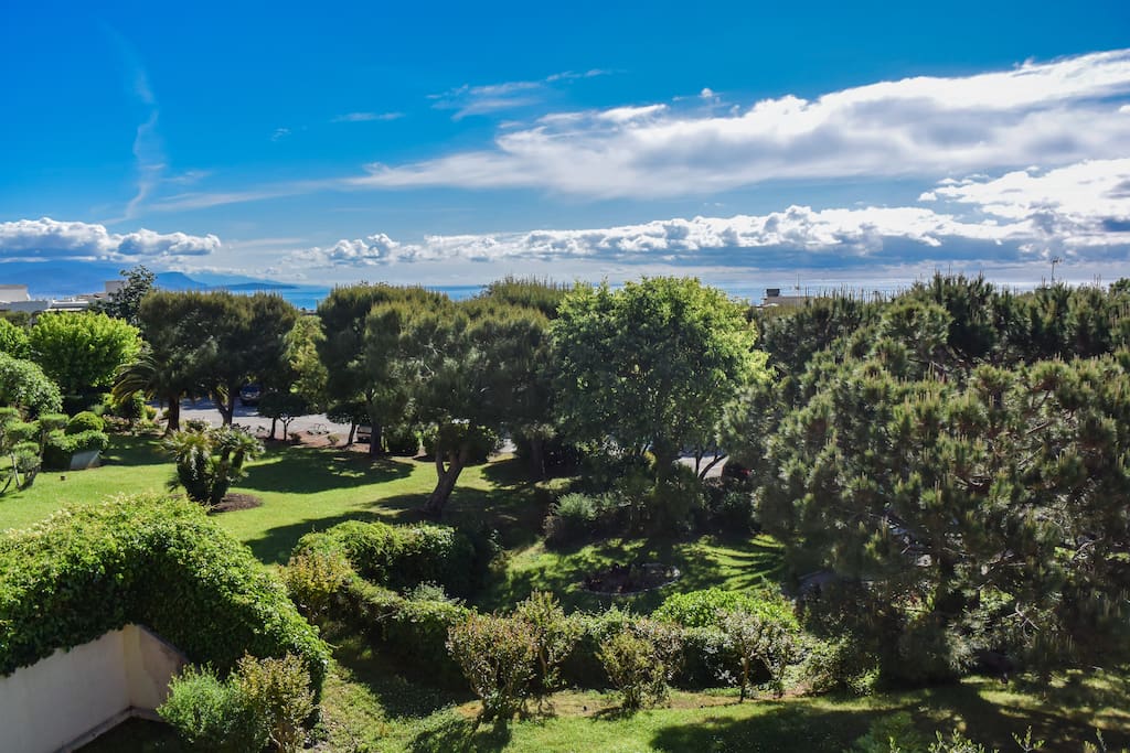 Vue sur le Parc et la mer