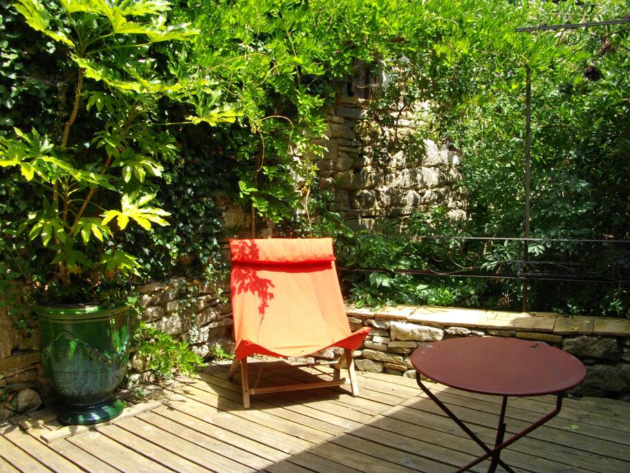 terrasse de la chambre 3