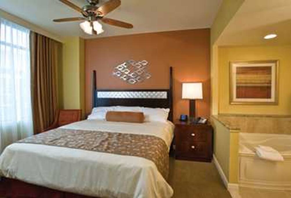 Bedroom with Jacuzzi tub