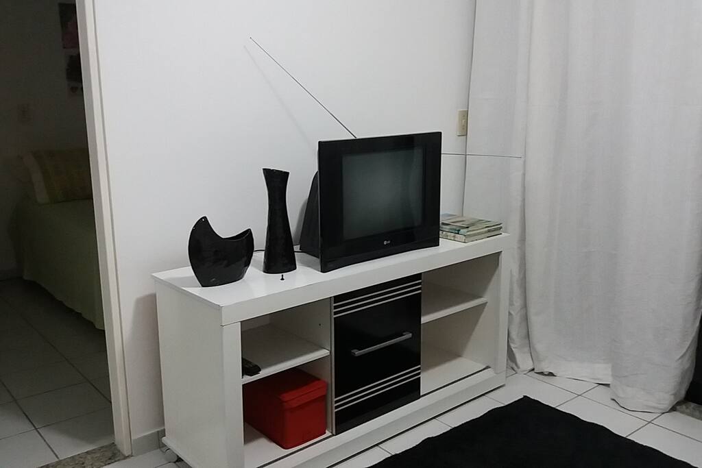 Televisão e aparelho de DVD