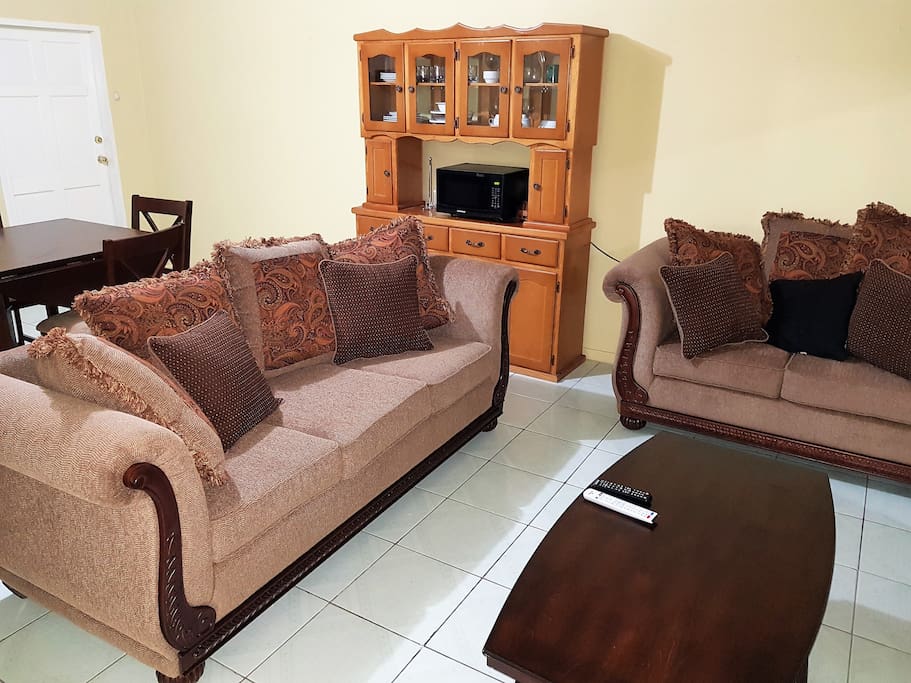 Living room with very comfortable sofas