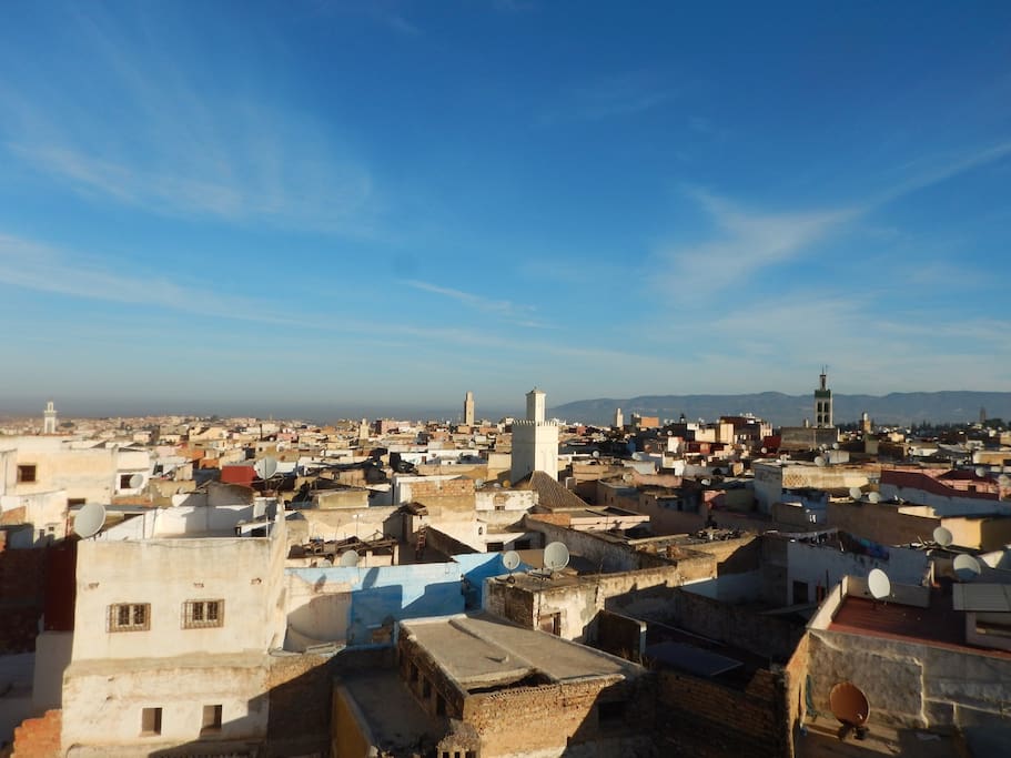 VUE DEPUIS LA TERRASSE