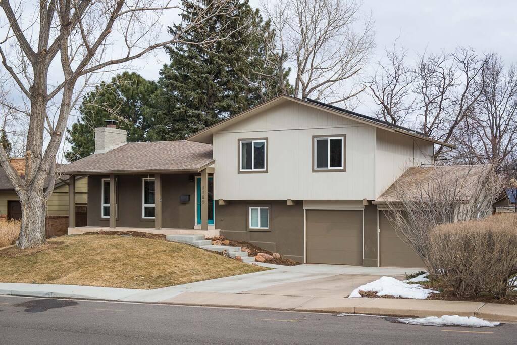 Contemporary sun and art filled South Boulder home