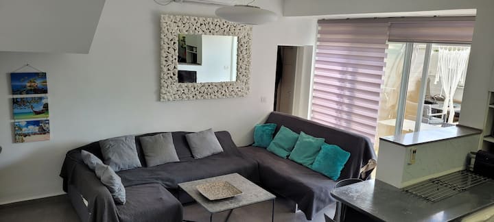Family Apt N5  Pool, Bbq, Quiet, 600m Beach - Eilat