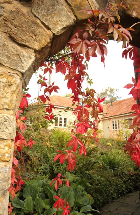 View though to The Old Stables