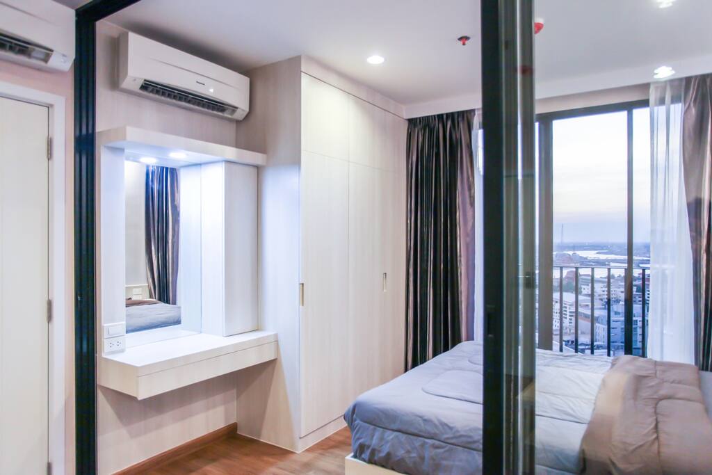 Wardrobe and dressing table