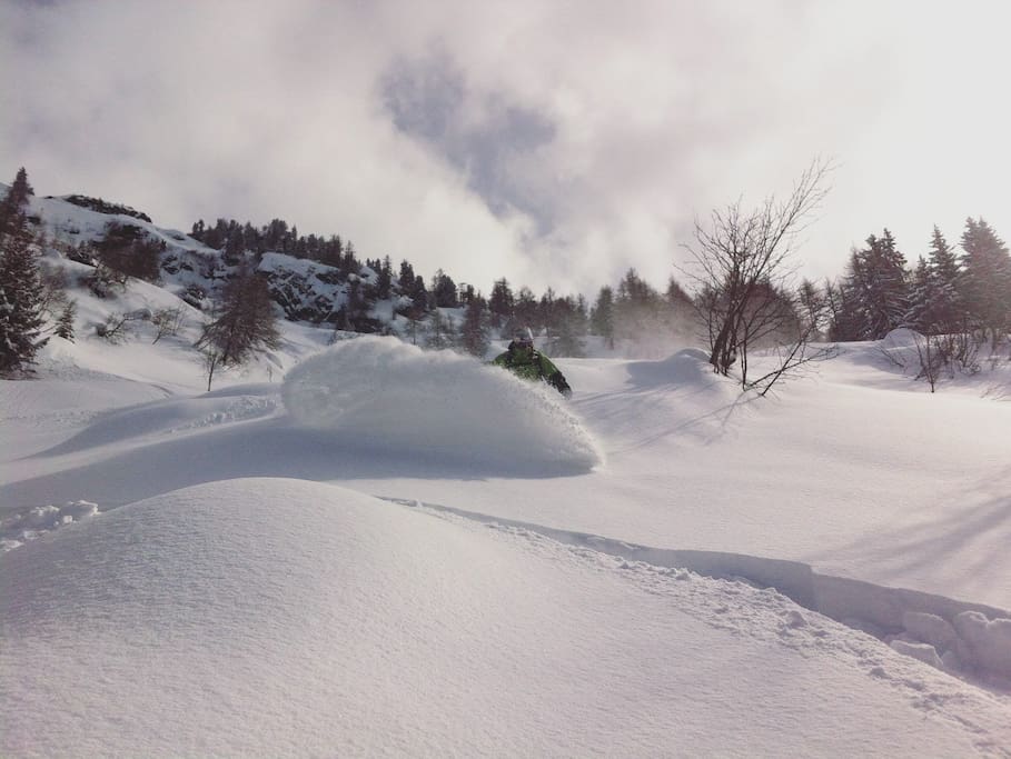 Snow in Sainte Foy