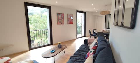 Popular Airbnb listing: Large 4-Room Apartment with a View of the Fort, Quiet, Parking & Beaches within Walking Distance in Collioure