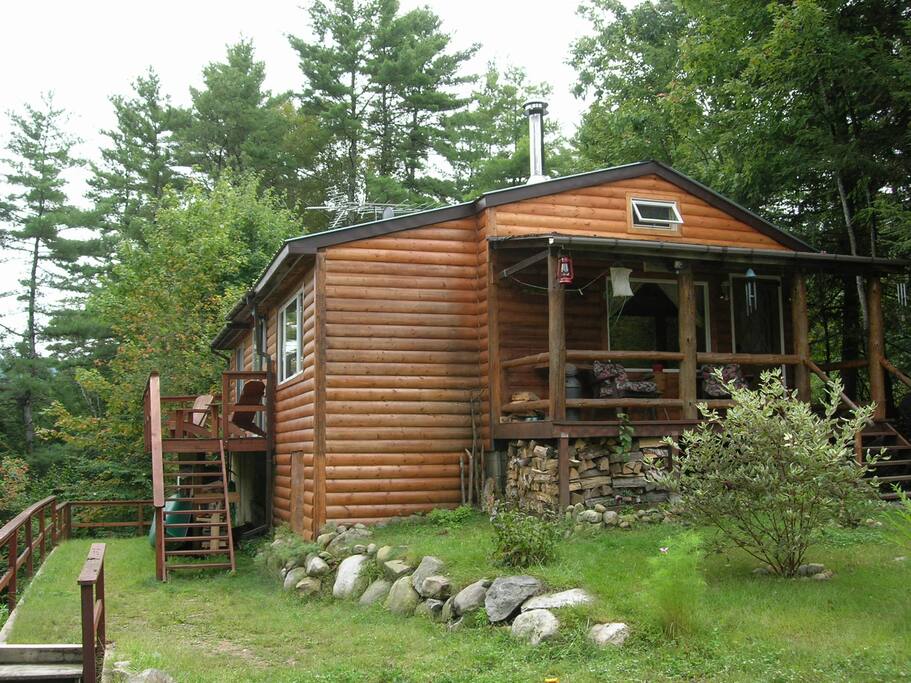 two bedroom river front cabin Cabins for Rent in Warrensburg, New