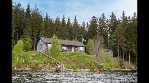 Swedish dream house at the lake