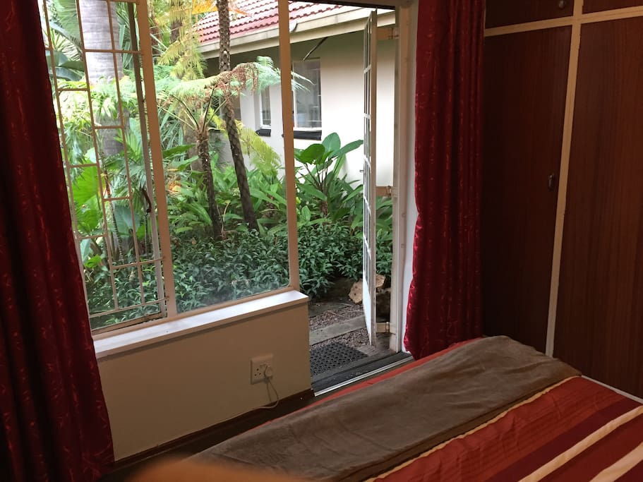 View from the bed
