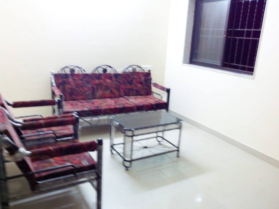 Living room (left hand side). One balcony is attached to the living room.