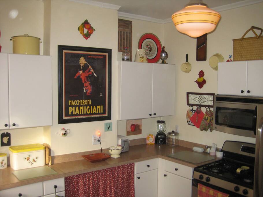Kitchen with updated appliances