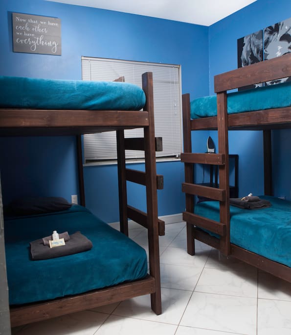 Shared Rooms with 8 inch memory foam Mattresses