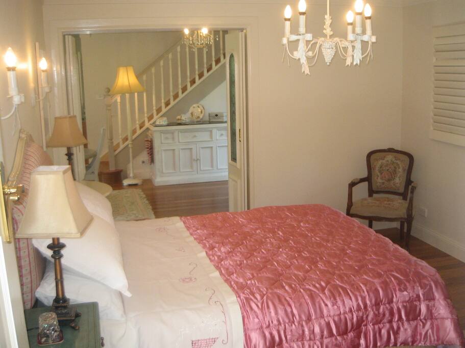 Queen size bedroom with luxurious bathroom. This is the second room in the cottage @ $270:00 per couple night minimal stay is 2 nights.