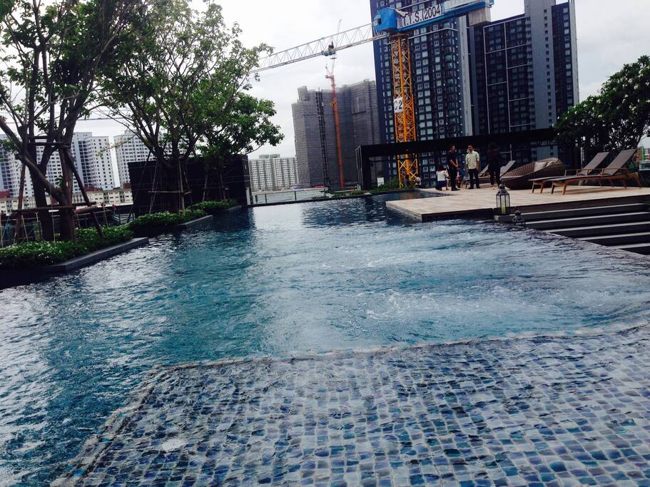 Swimming pool available for use by occupants of the condo.