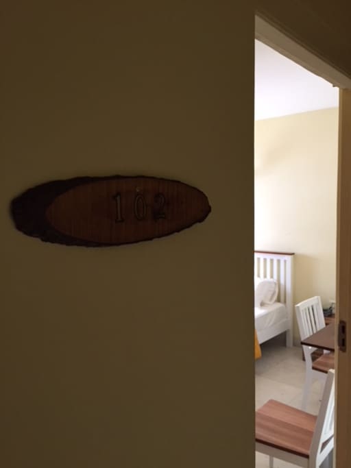 Entry to room 102