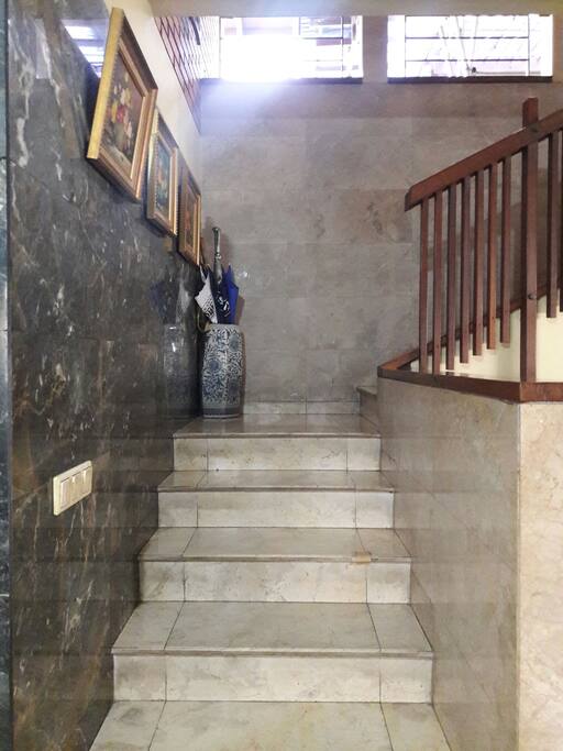 Stairs to room